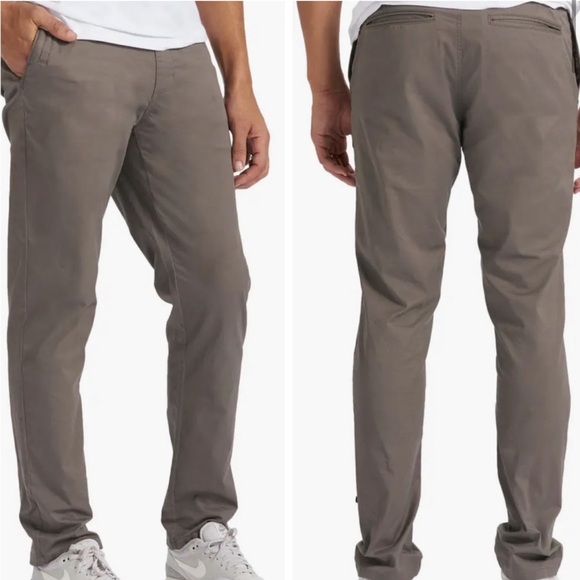 VUORI Collins Stretch Chino Pants Men’s Cocoa Color Size 30 - Picture 9 of 12